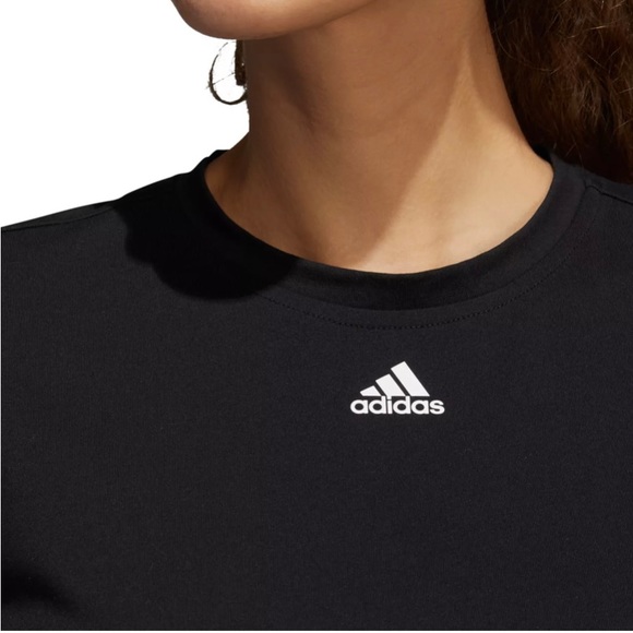 NWT ADIDAS CrewNeck Tee w/ draw cord on one side - Picture 2 of 4